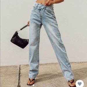 PRINCESS POLLY Asymmetrical JEANS